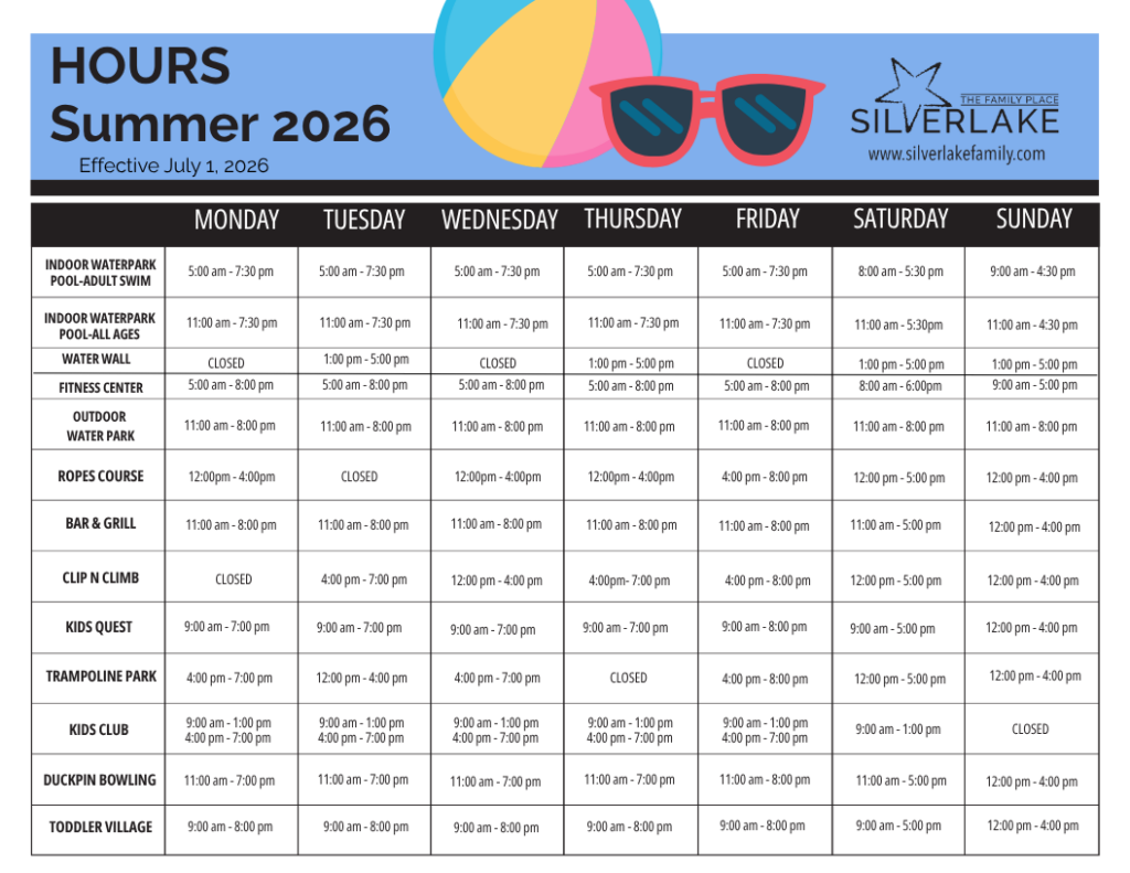 Summer Hours 2026